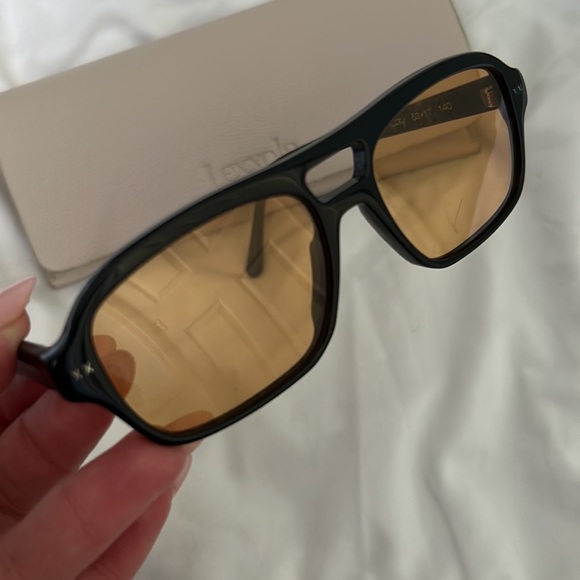 Lexxola Damien black and orange sunglasses - Picture 4 of 4